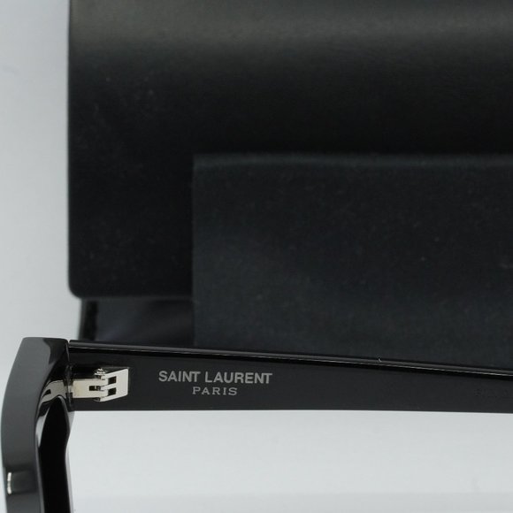 FINAL PRICE NEW SAINT LAURENT SL633 CALISTA 001 BLACK CAT EYE SUNGLASSES - Picture 11 of 15